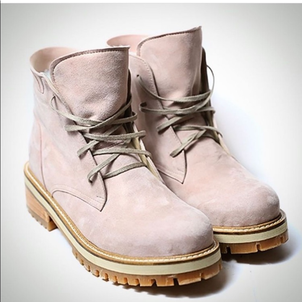 Combat Suede Boots